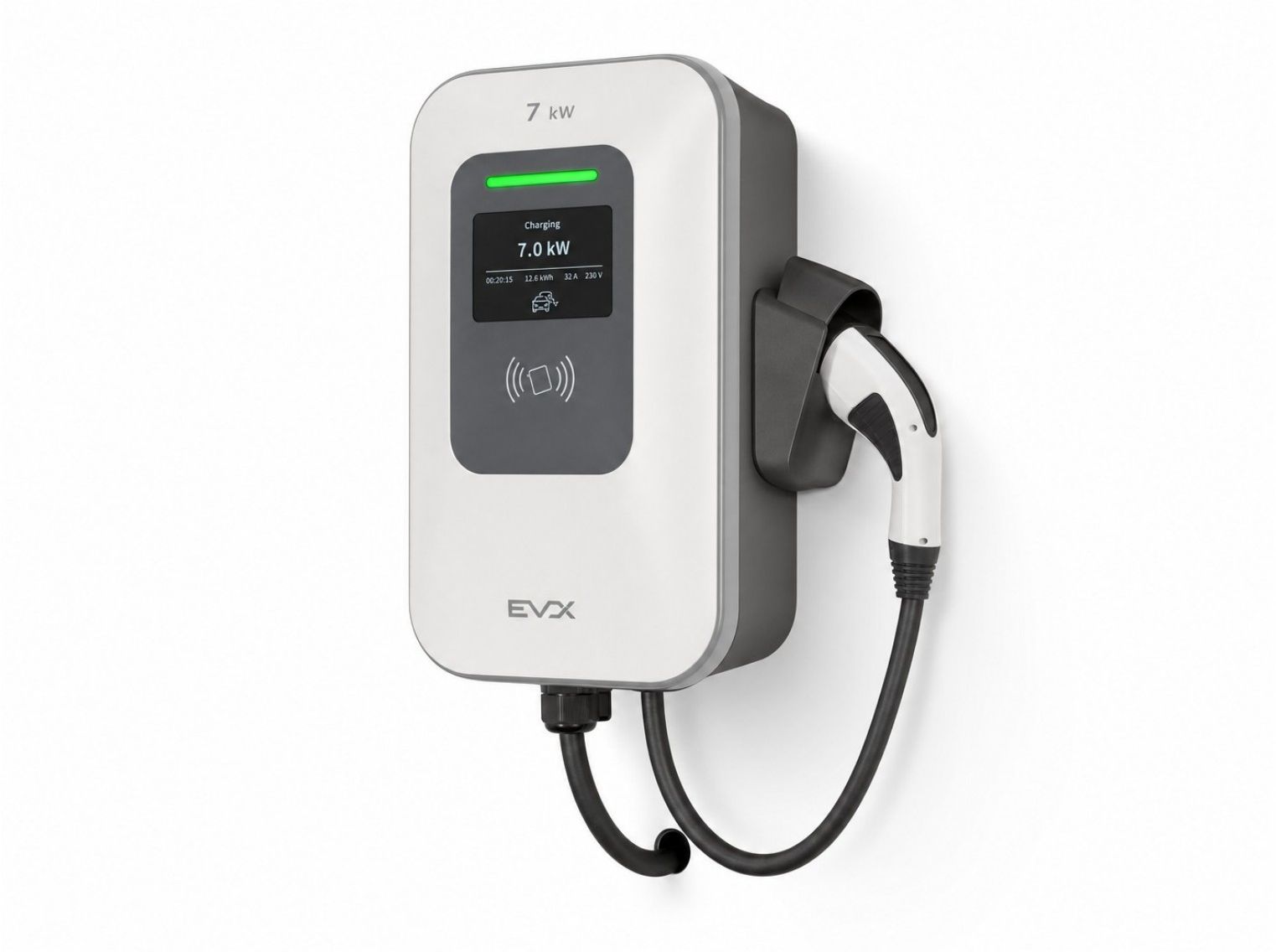 EVX 7 kW Wallbox Charging Station
